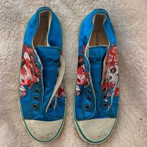 Vintage Ed Hardy Geisha Shoes
